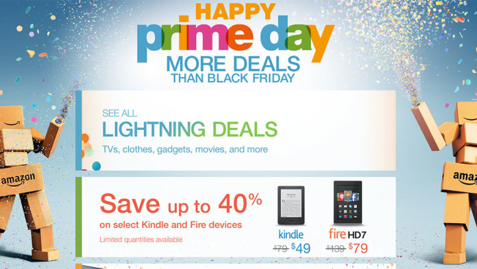 Screenshot showing an amazon promotional banner