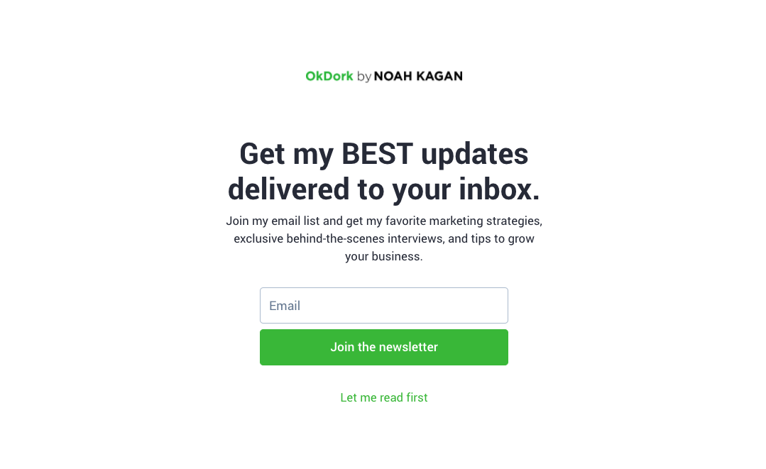 Email Autoresponder Tools: Noah Kagan