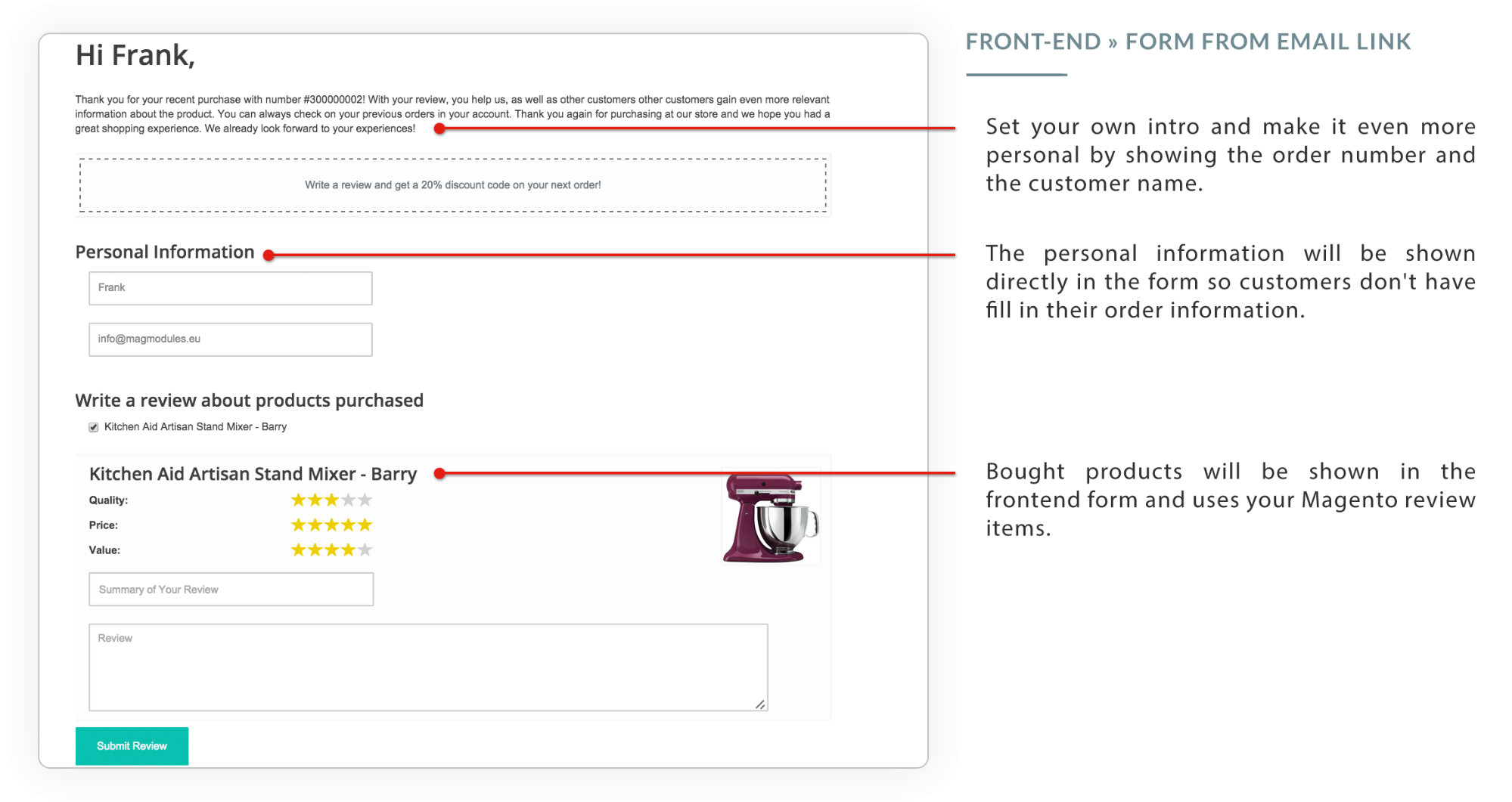 Screenshot showing the settings page for a magento plugin