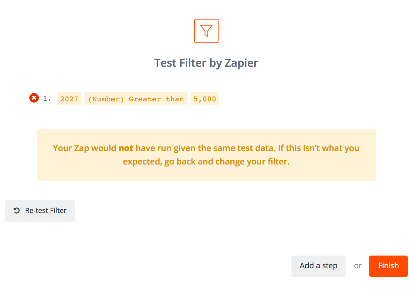 Screenshot showing a zap by zapier