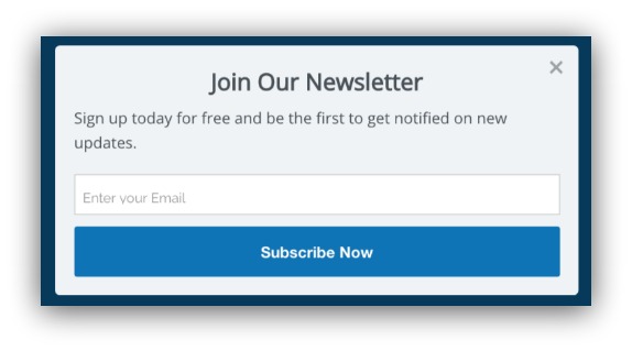 join newsletter