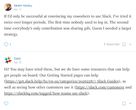 Screenshot showing Slack