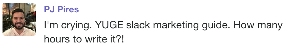 Screenshot of a post by PJ Pires