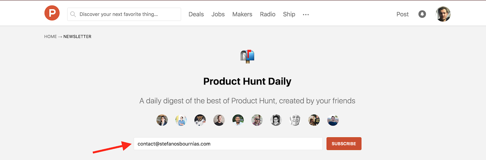 PRODUCT HUNT