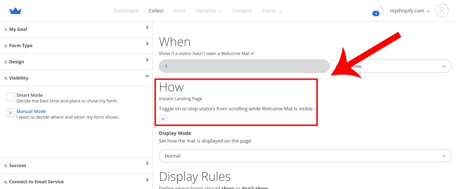 Screenshot showing settings on the Sumo dashboard