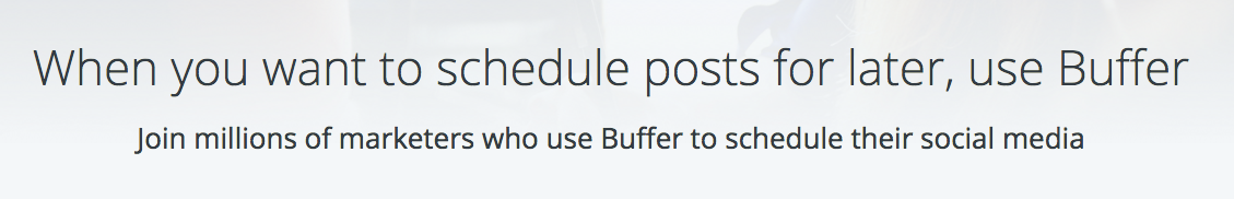 Buffer social proof