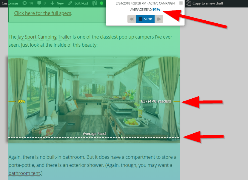 Screenshot showing Sumo heat map setup