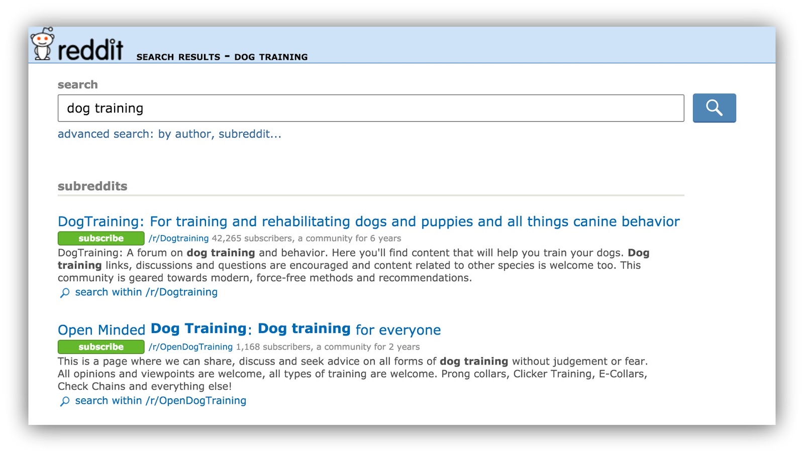 reddit dog training
