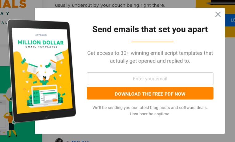 Million-Dollar Email Templates PDF.