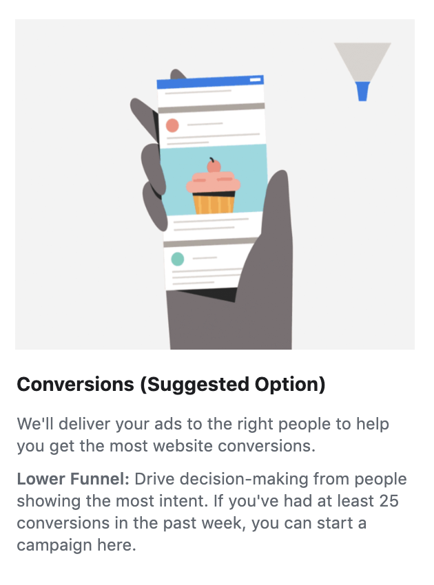 Screenshot showing Facebook ad notification