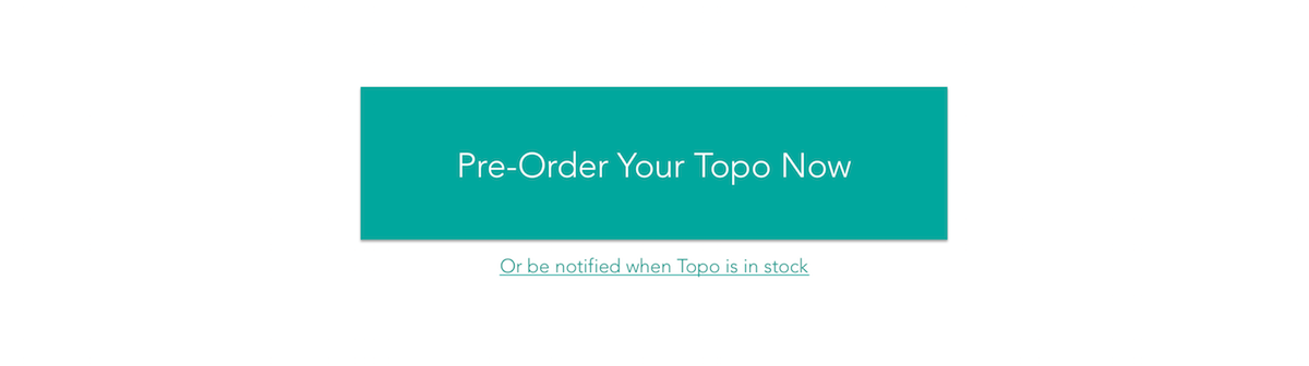 Screenshot of a pre-order button for Topo