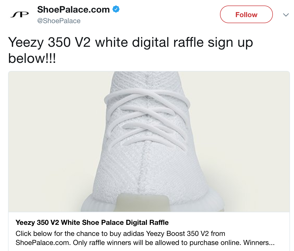 Screenshot showing a tweet on a giveaway