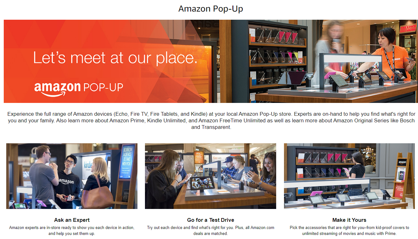 Screenshot showing information about amazon popup