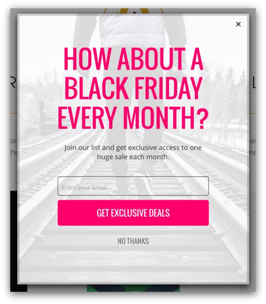 Black Friday Every Month List Builder