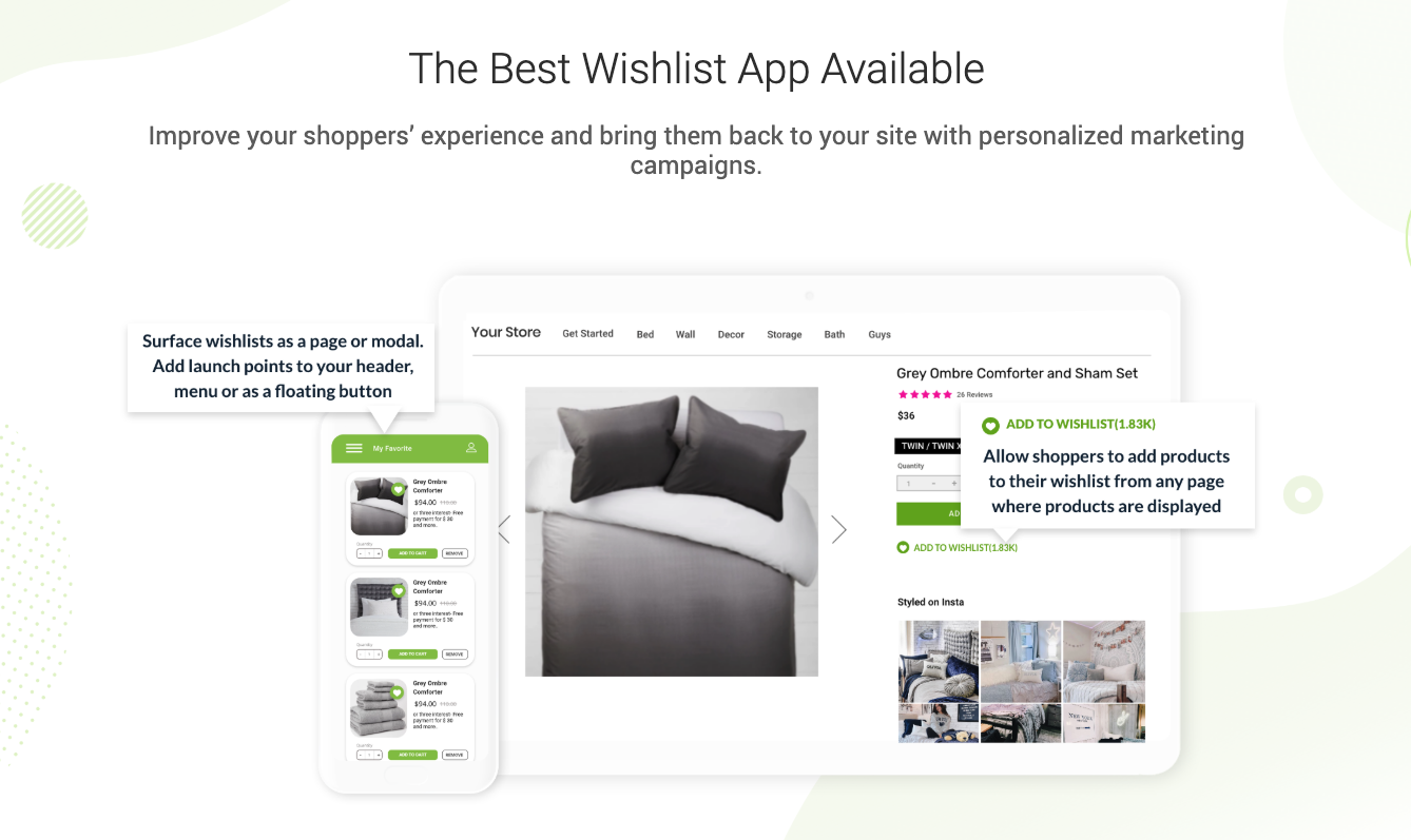 Wishlist Plus shopify app