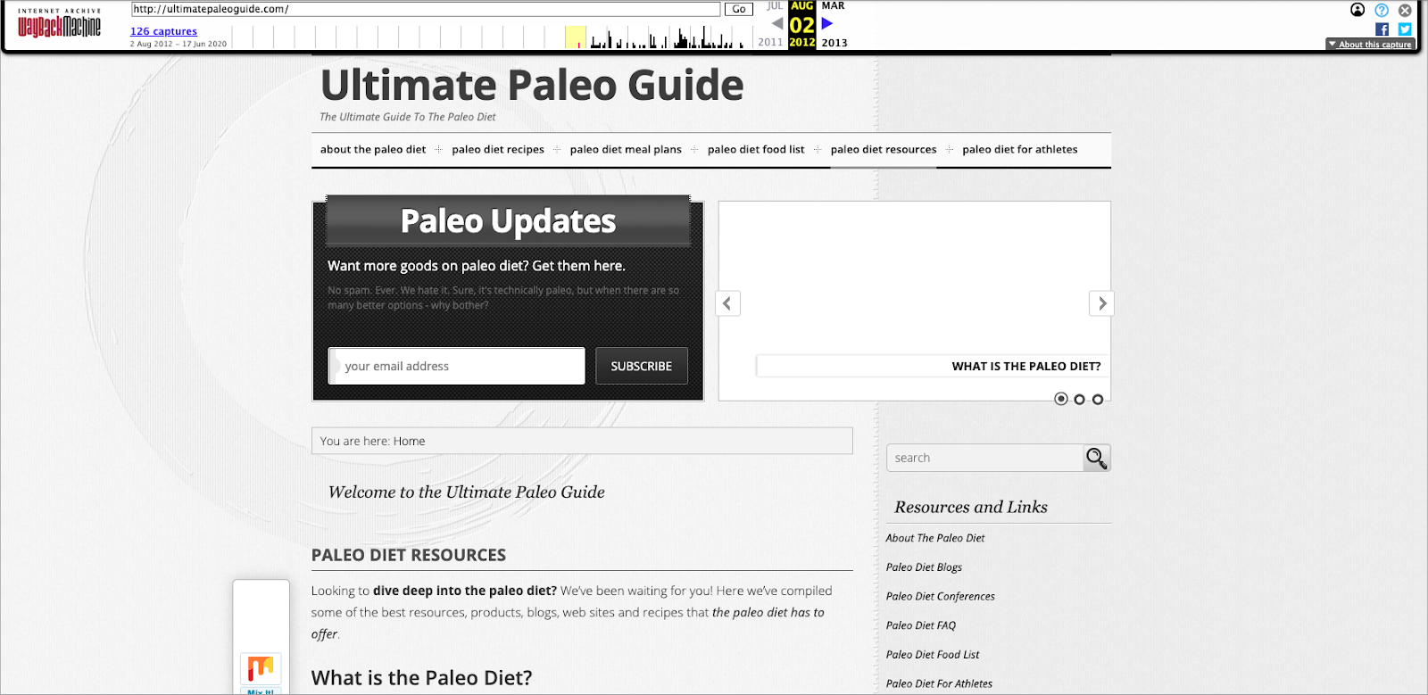 Ultimate paleo guide