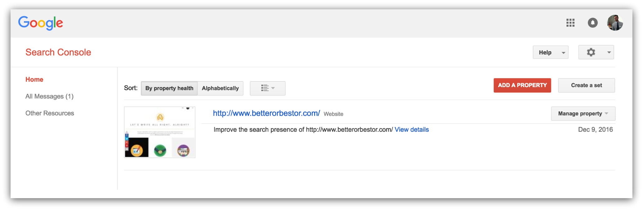 Search Console Google