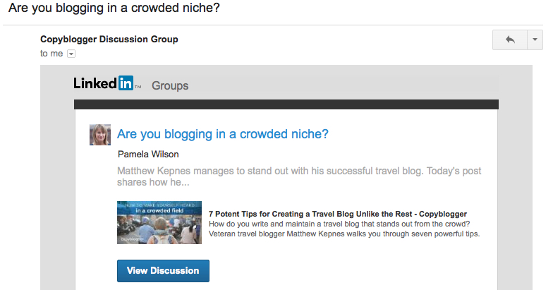 are you blogging in a crowded niche copyblogger