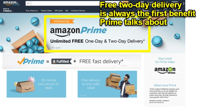 Screenshot showing amazon