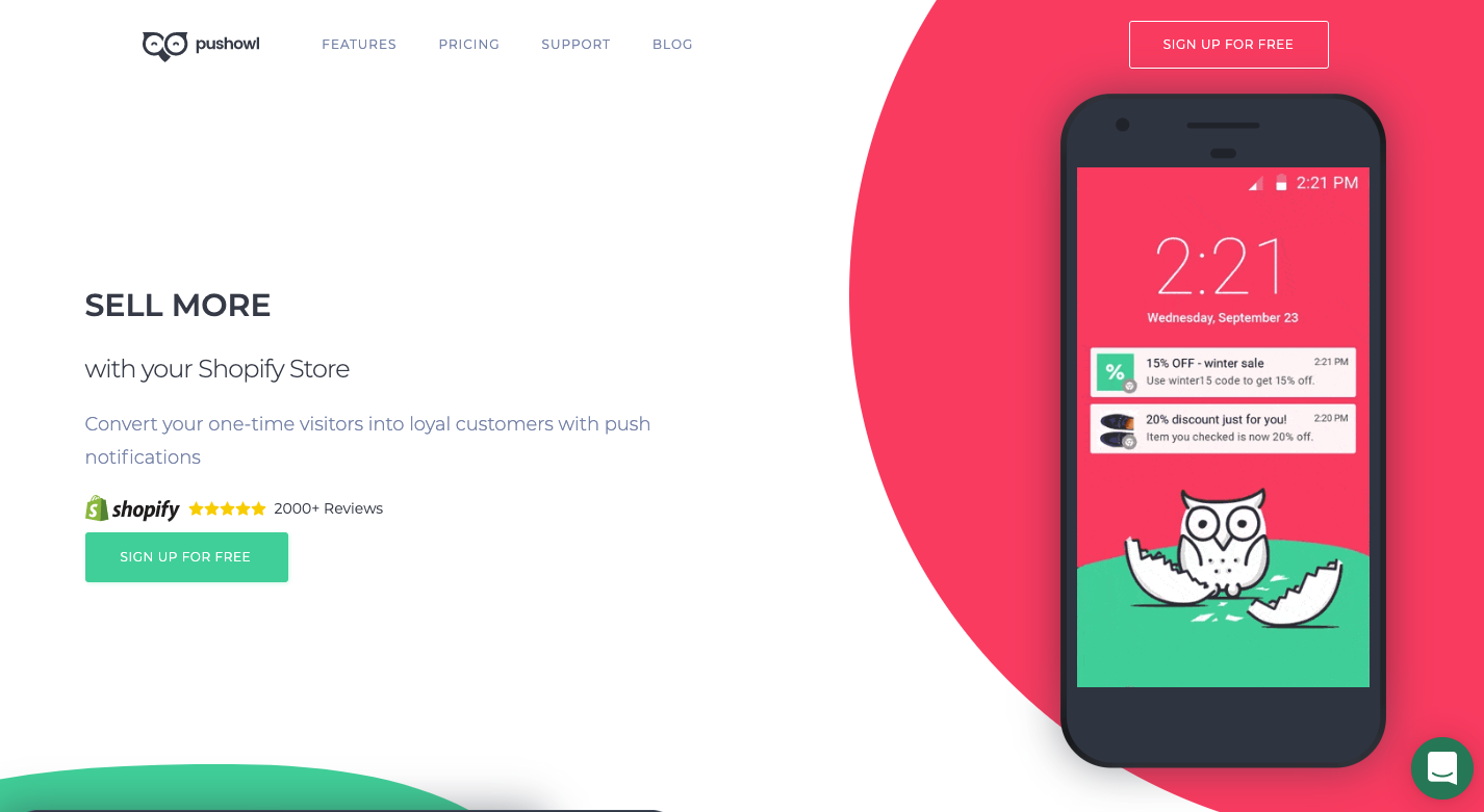 PushOwl shopify app