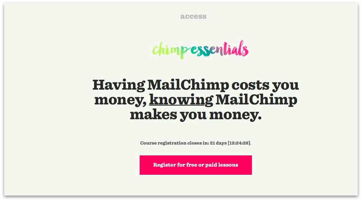 chimp essentials hook