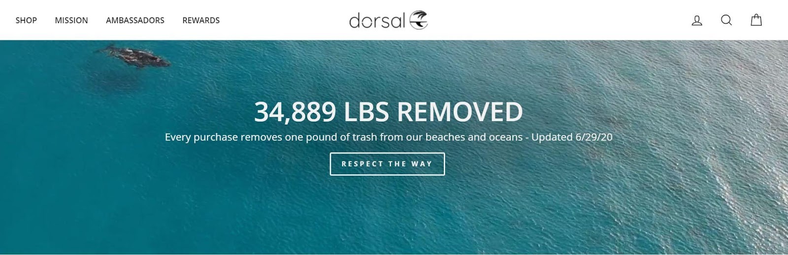 Dorsal landing page