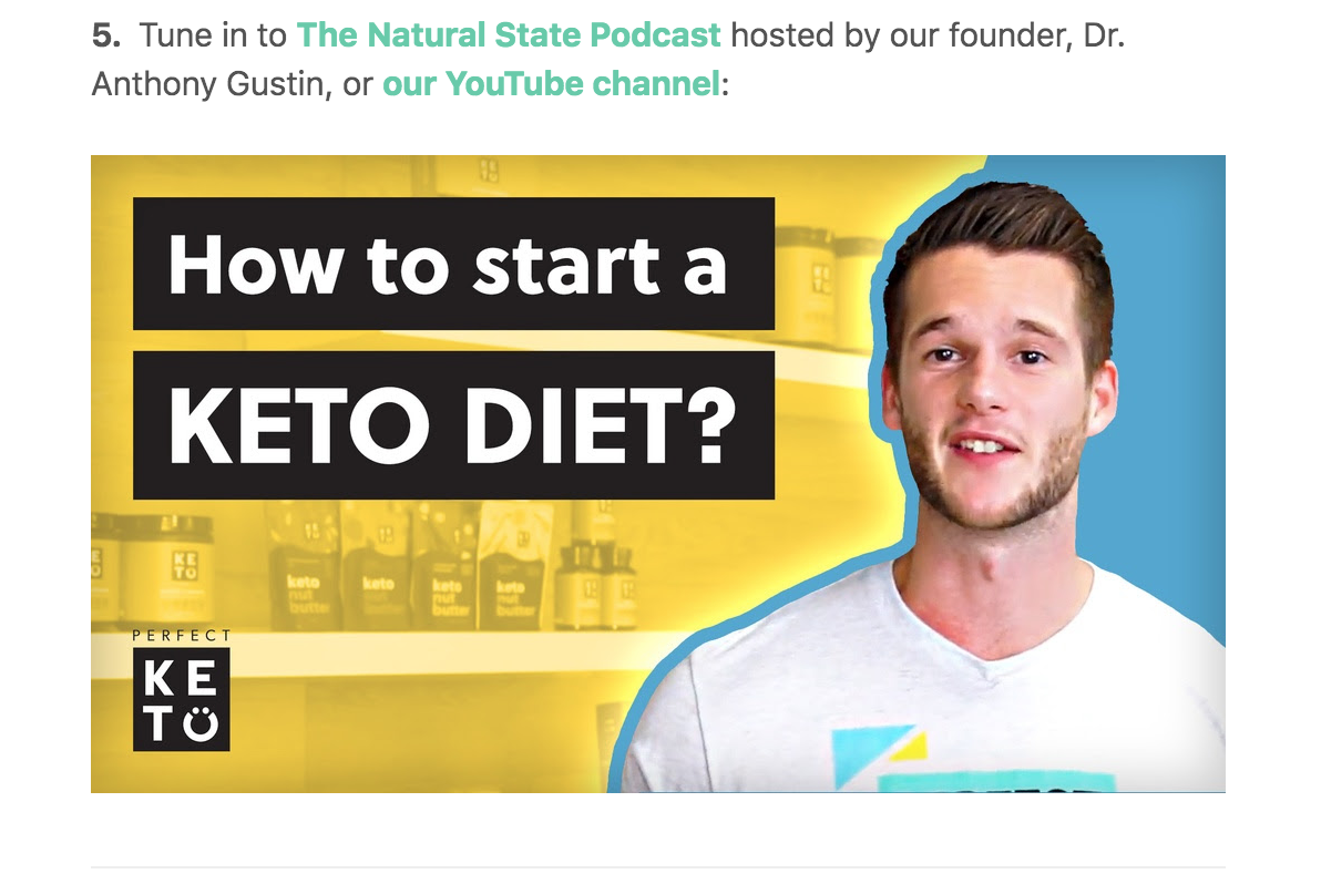 Email Marketing How to start a KETO Diet