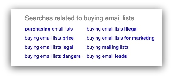 buying email lists