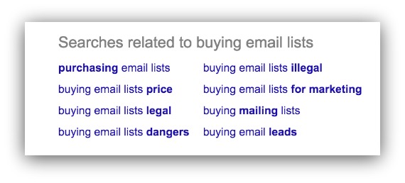 buying email lists