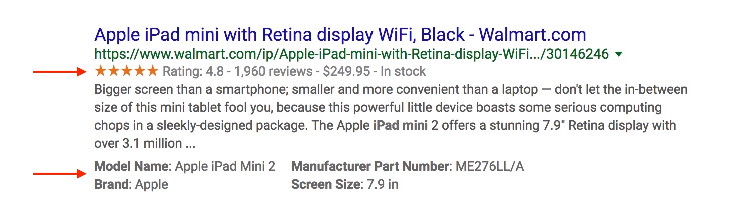 Screenshot showing google search result