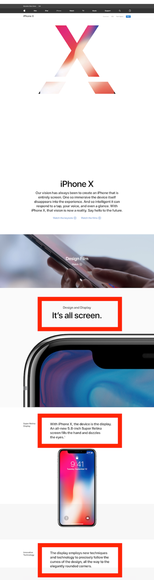 Screenshot showing apple
