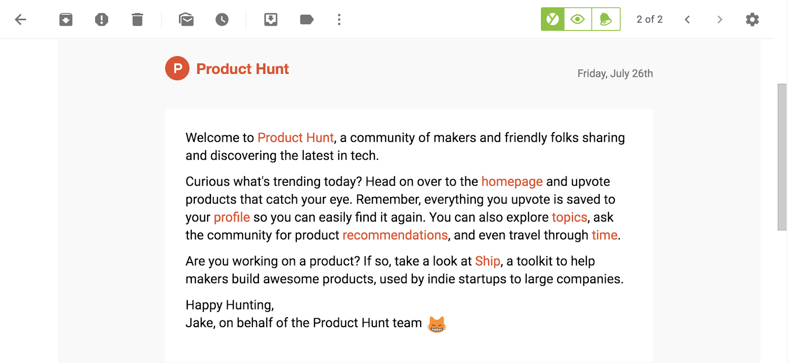 PRODUCT HUNT