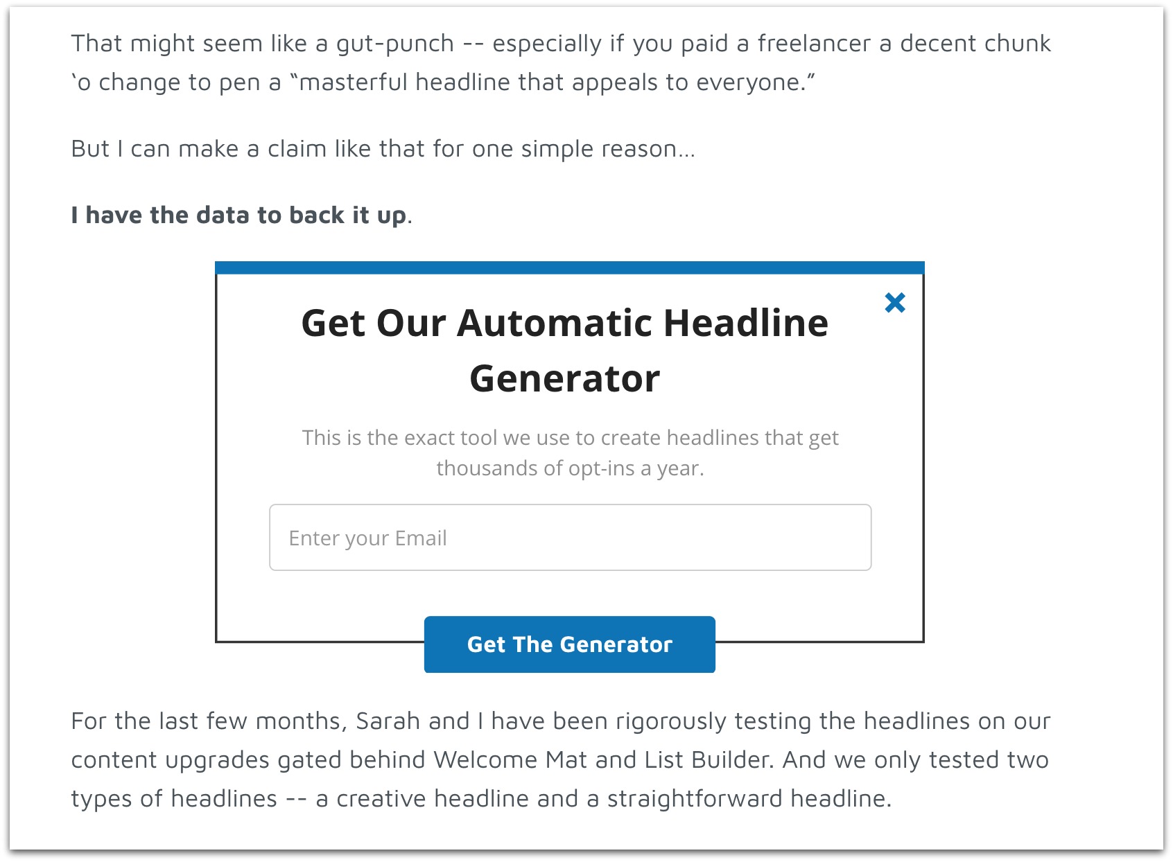 get our automatic headline generator