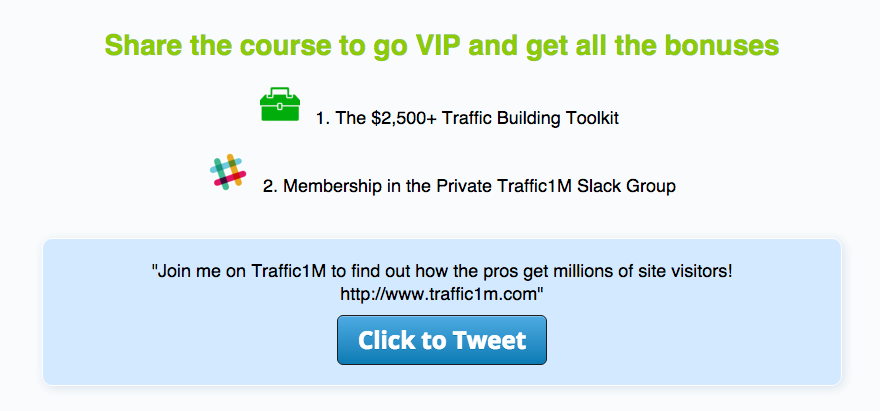 Traffic1M social proof