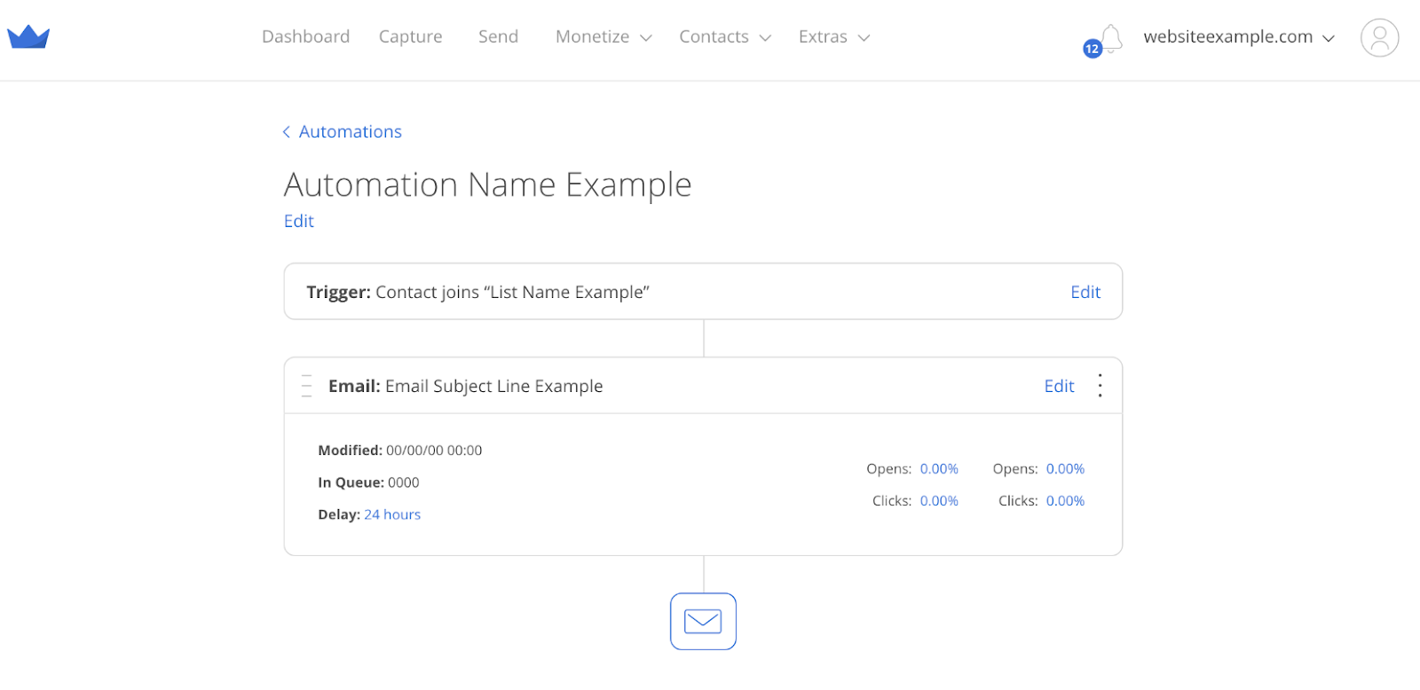 Screenshot showing Sumo automation page