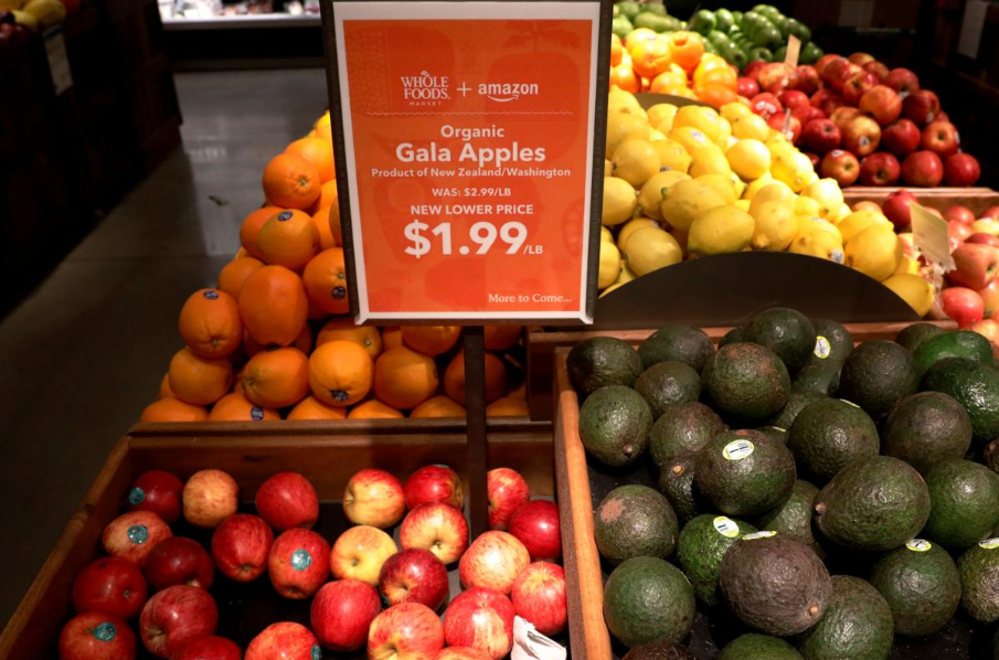 Picture showing price of apples