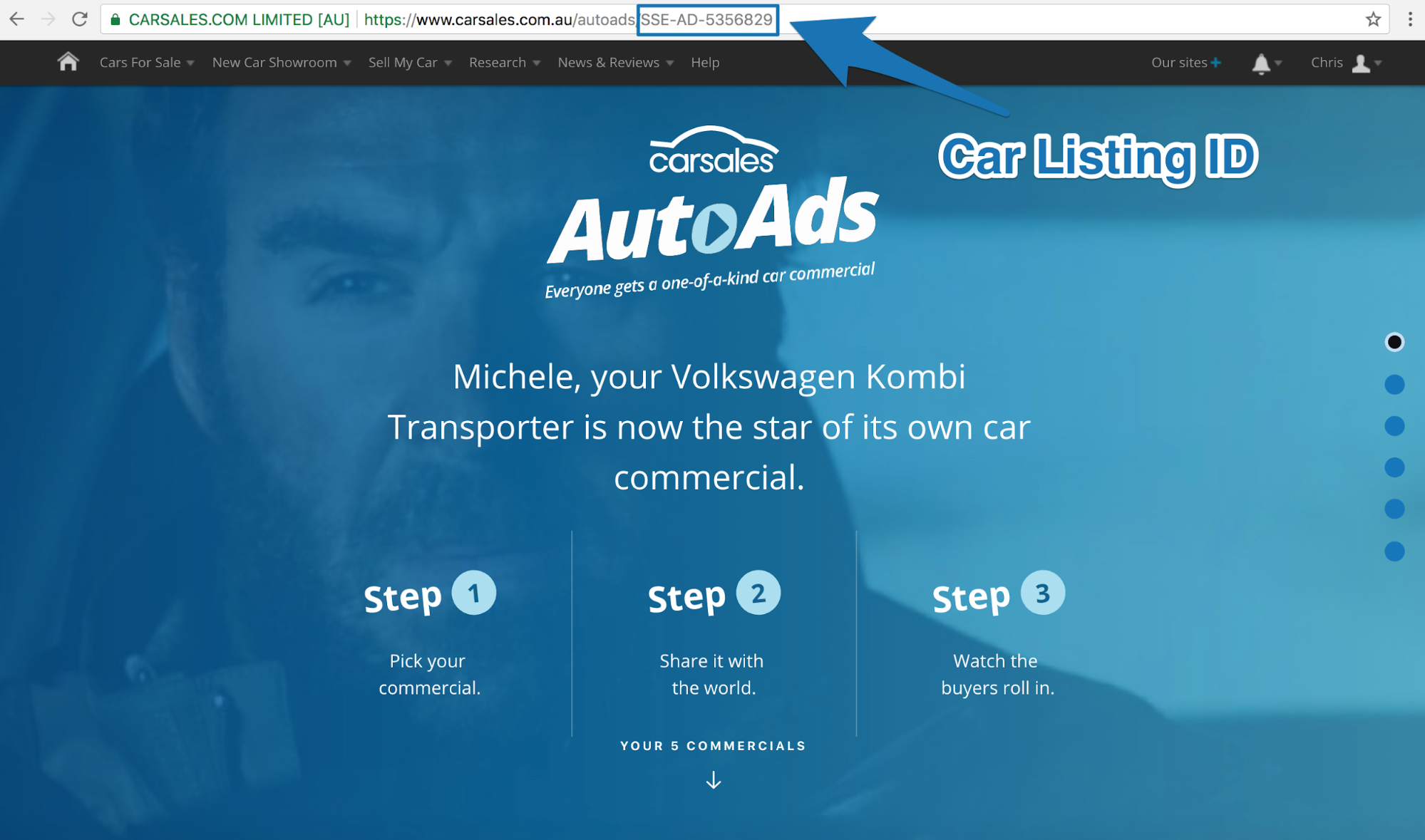 Screenshot of AutoAds