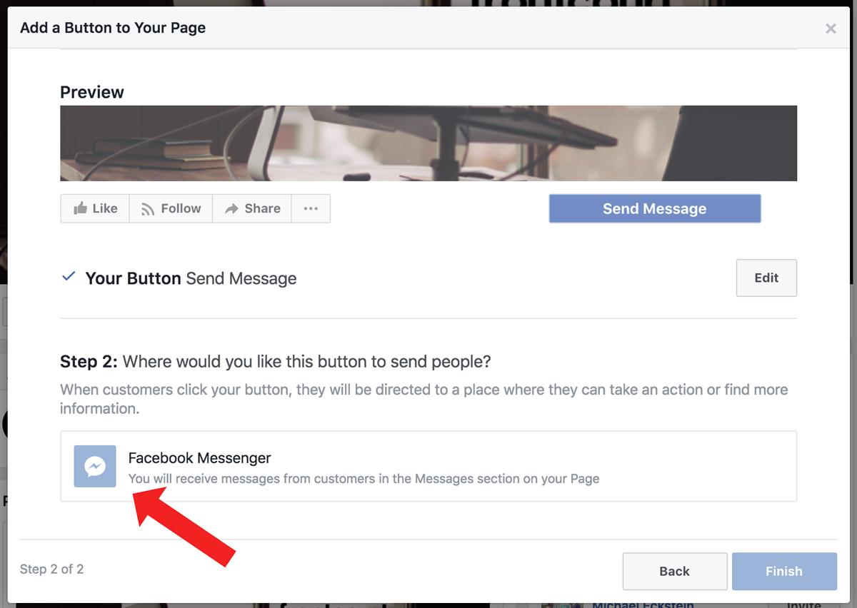 Screenshot showing facebook ads settings page