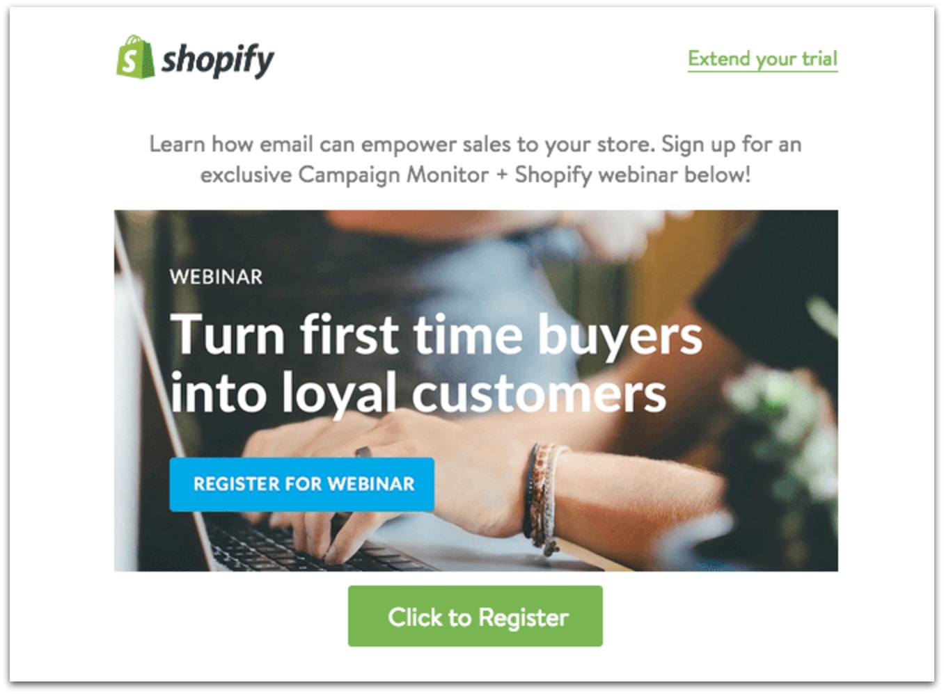shopify email example