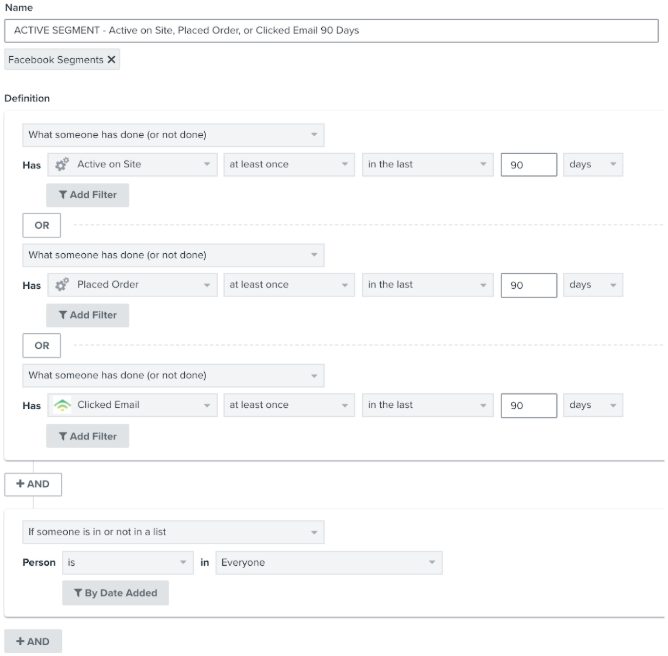 Screenshot of setting up email in email marketing provider 