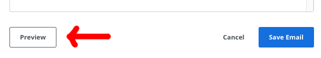 Screenshot showing preview button on new email page