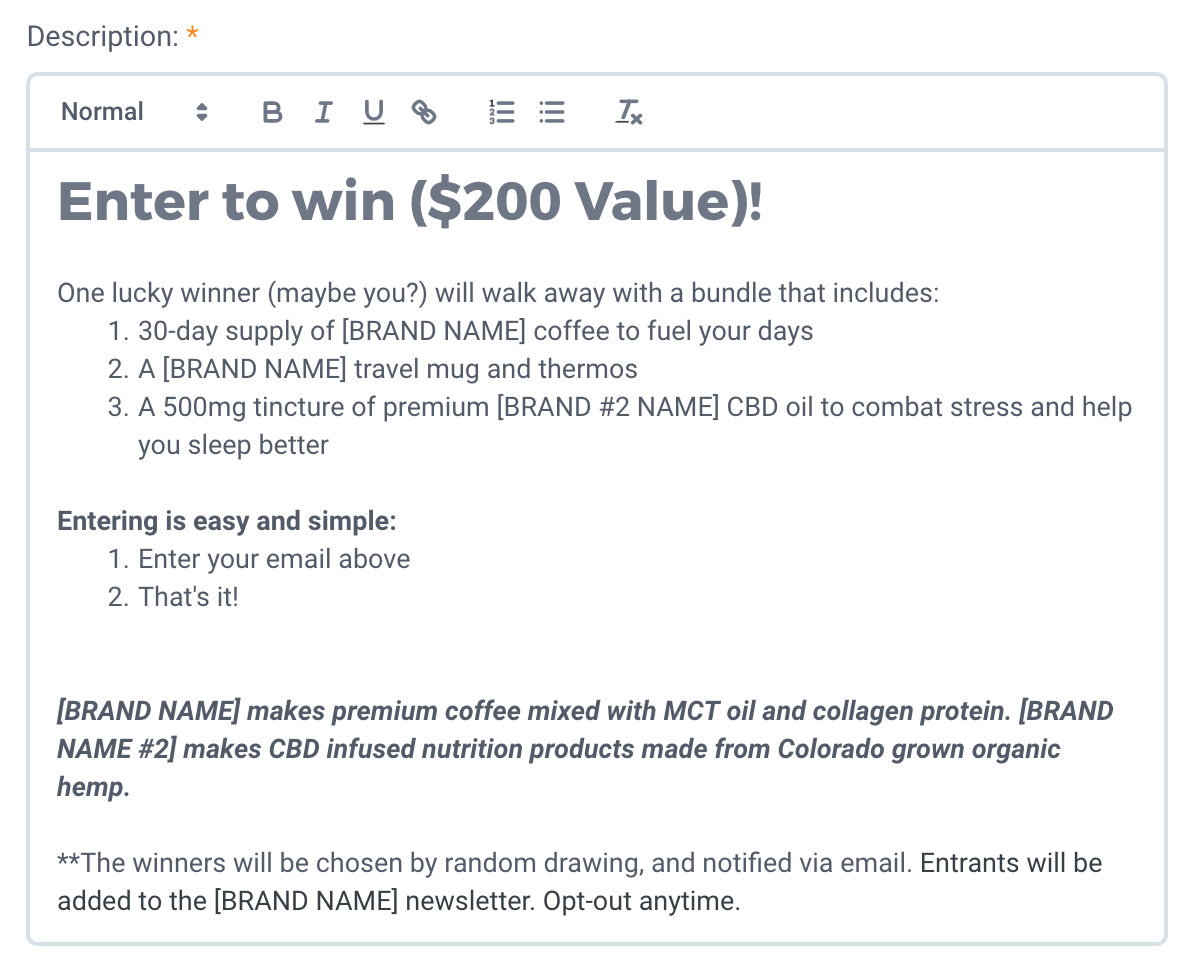Give Away