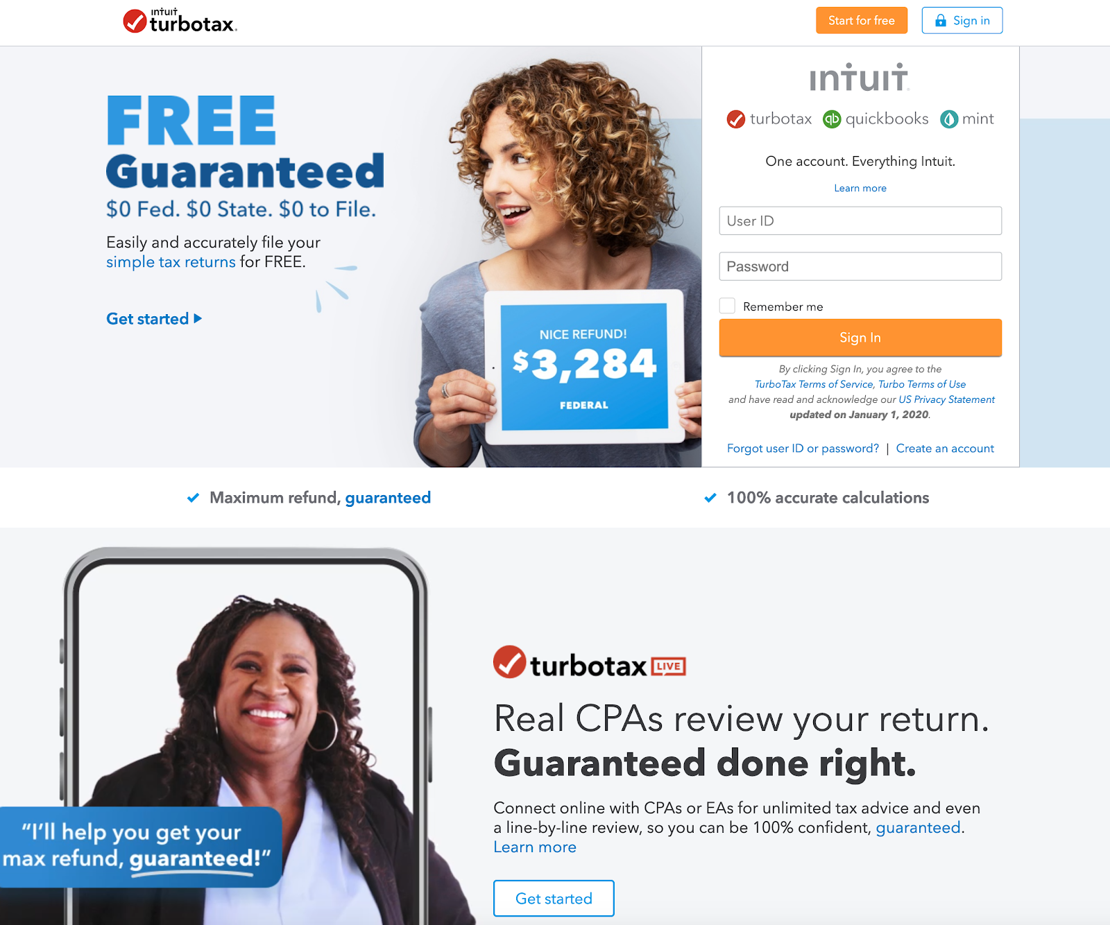 Best Homepages Online - TurboTax