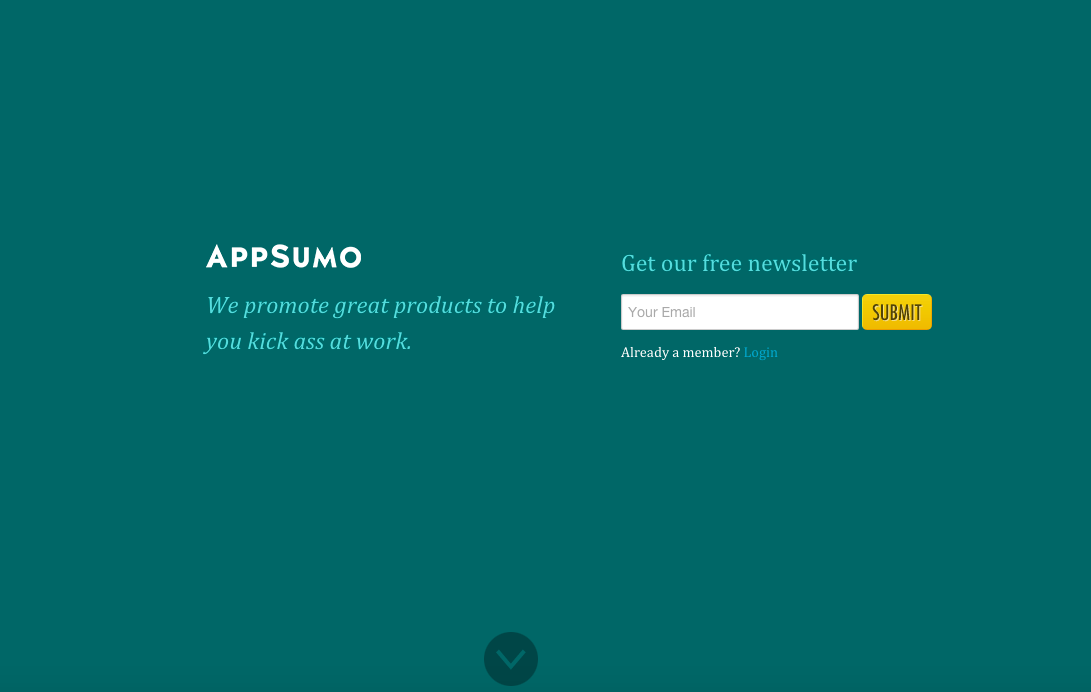 Screenshot showing AppSumo