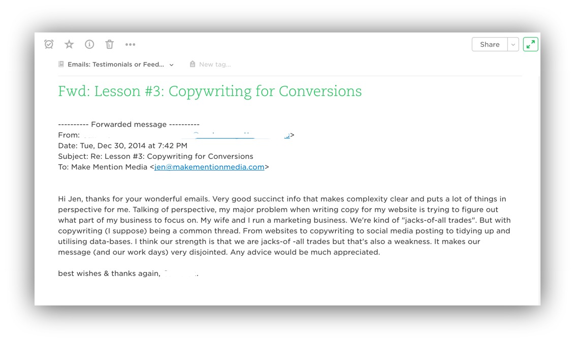 copywriting for conversions