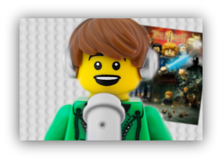 Screenshot of a lego character