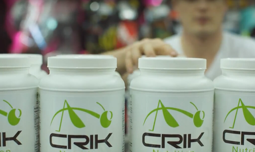 Picture showing CRIK Nutrition on retail